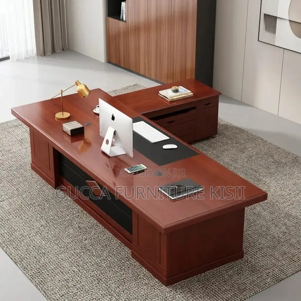 Office Table; L-Shaped 1.8 Meters Office Table