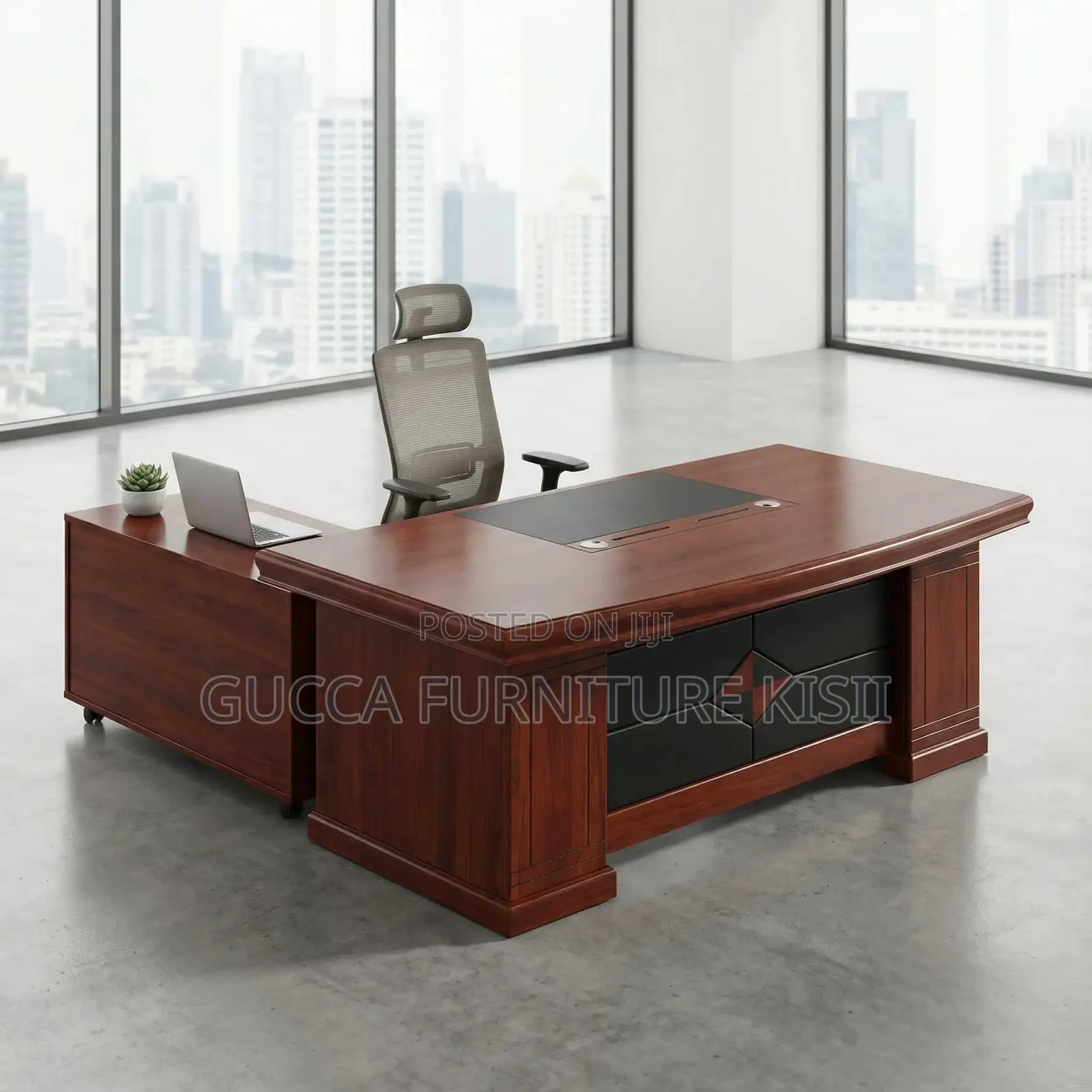 Office Table; L-Shaped 1.8 Meters Office Table