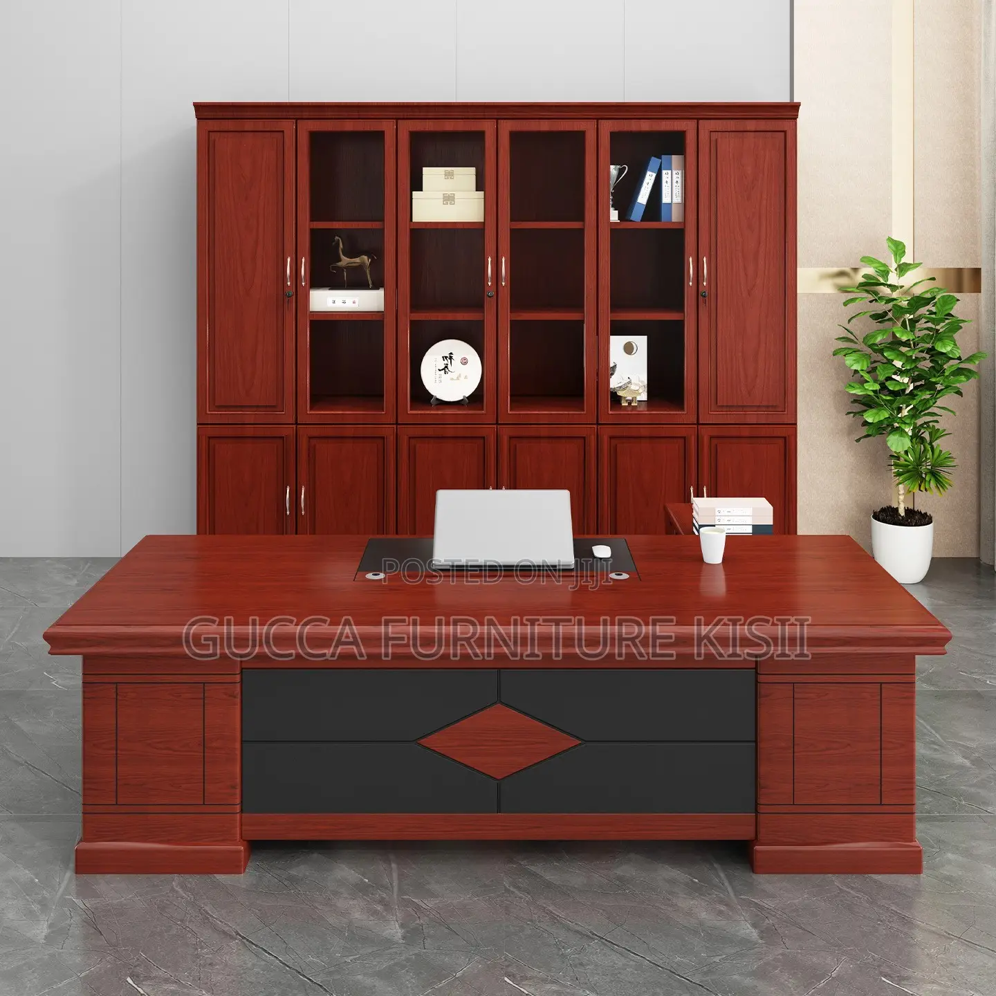 Office Table; L-Shaped 1.8 Meters Office Table
