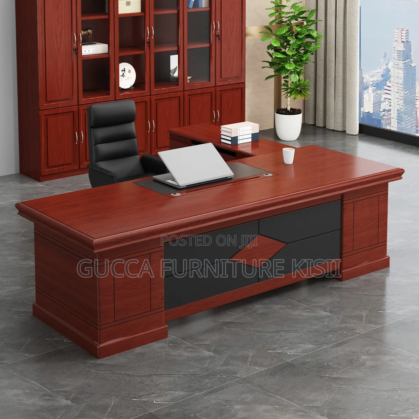 Office Table; L-Shaped 1.8 Meters Office Table