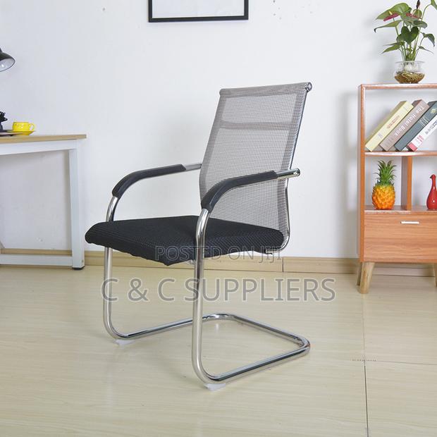 Reception Guest Chair With Armrest - main view