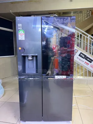 LG Knock Twice Side by Side Fridge, 635 L - InstaView, UVnano