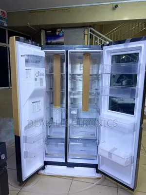 LG Knock Twice Side by Side Fridge, 635 L - InstaView, UVnano