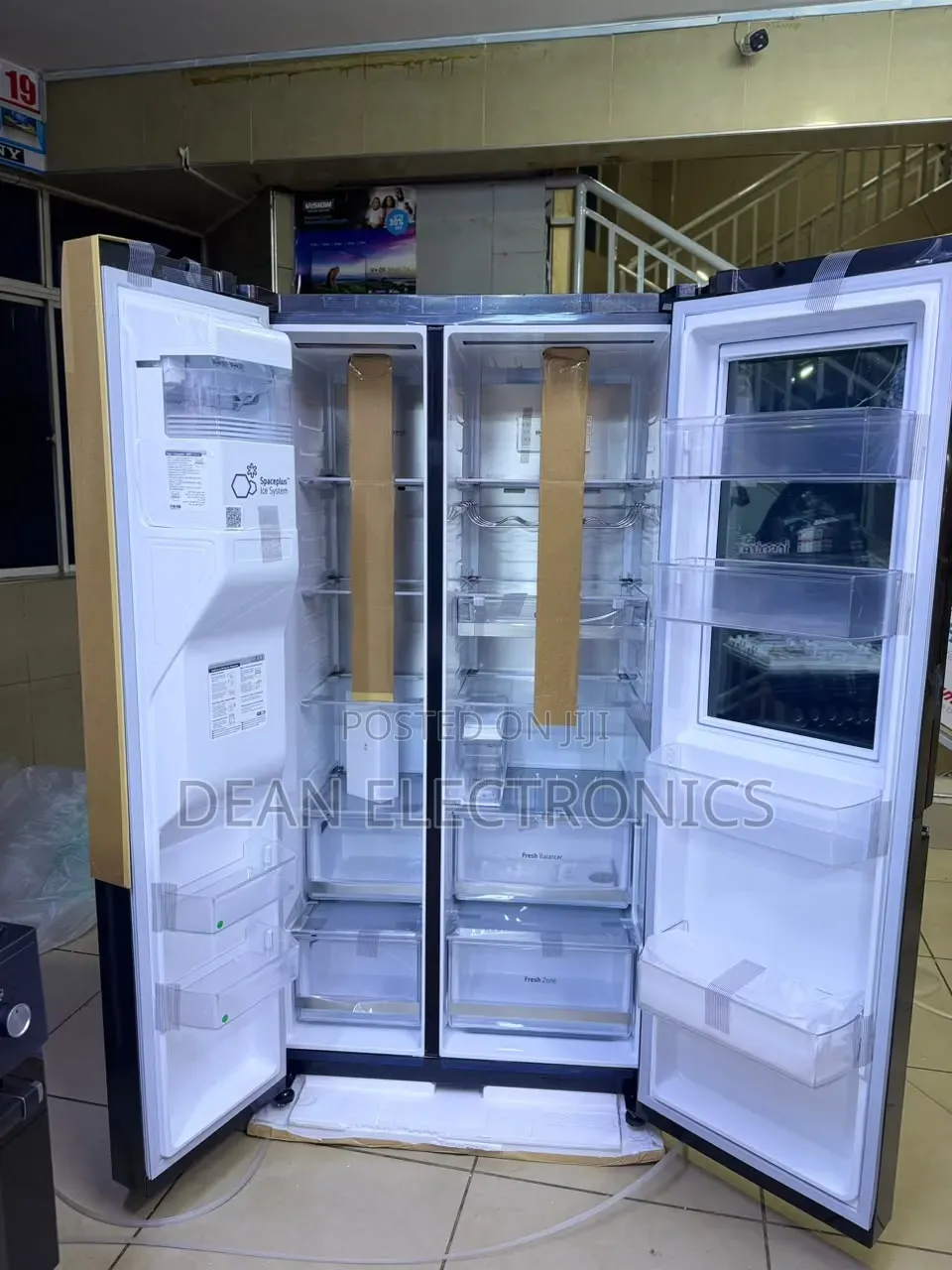 LG Knock Twice Side by Side Fridge, 635 L - InstaView, UVnano