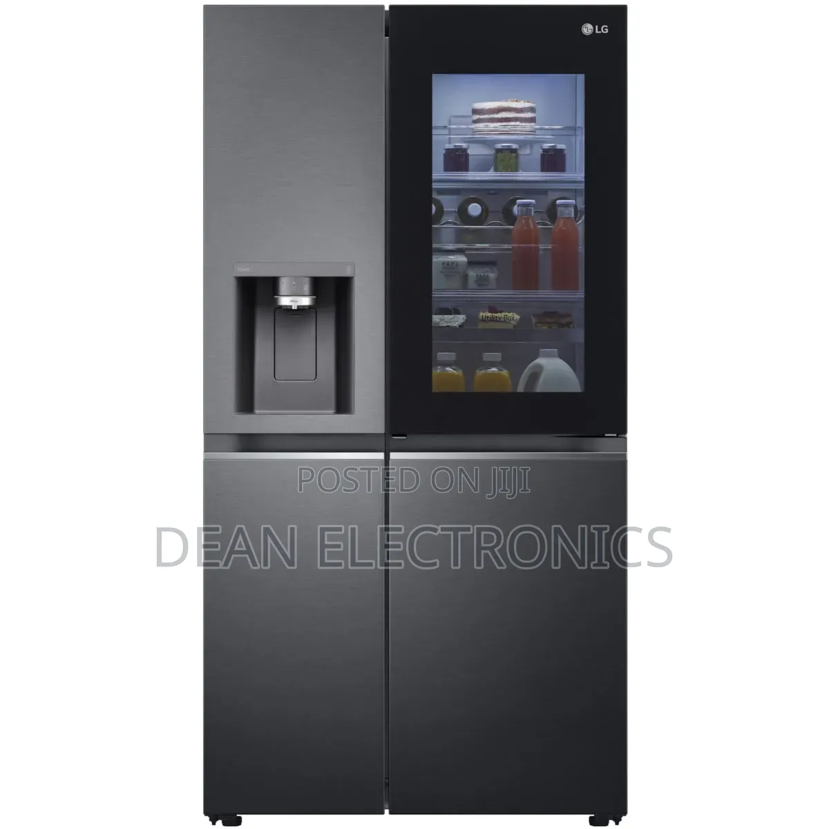 LG Knock Twice Side by Side Fridge, 635 L - InstaView, UVnano