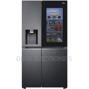 LG Knock Twice Side by Side Fridge, 635 L - InstaView, UVnano