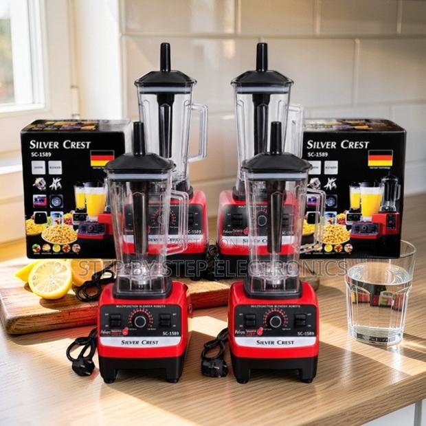 Kitchen-Ready Silver Crest 2-in-1 Double Cup Blender and Grinder - thumbnail 2