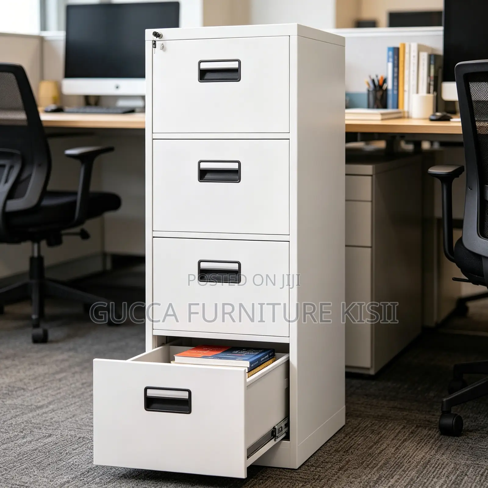 Cabinet; One Key Metallic Filling Cabinet