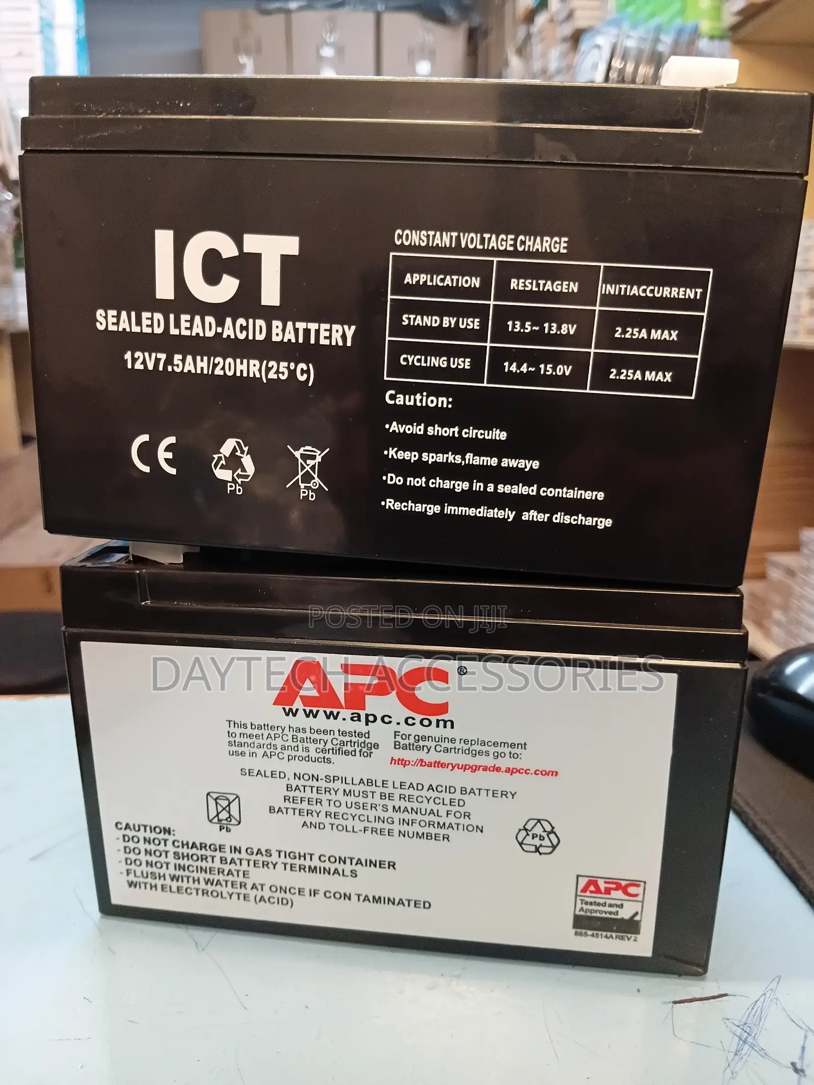 APC 12V 7Ah UPS Replacement Battery.