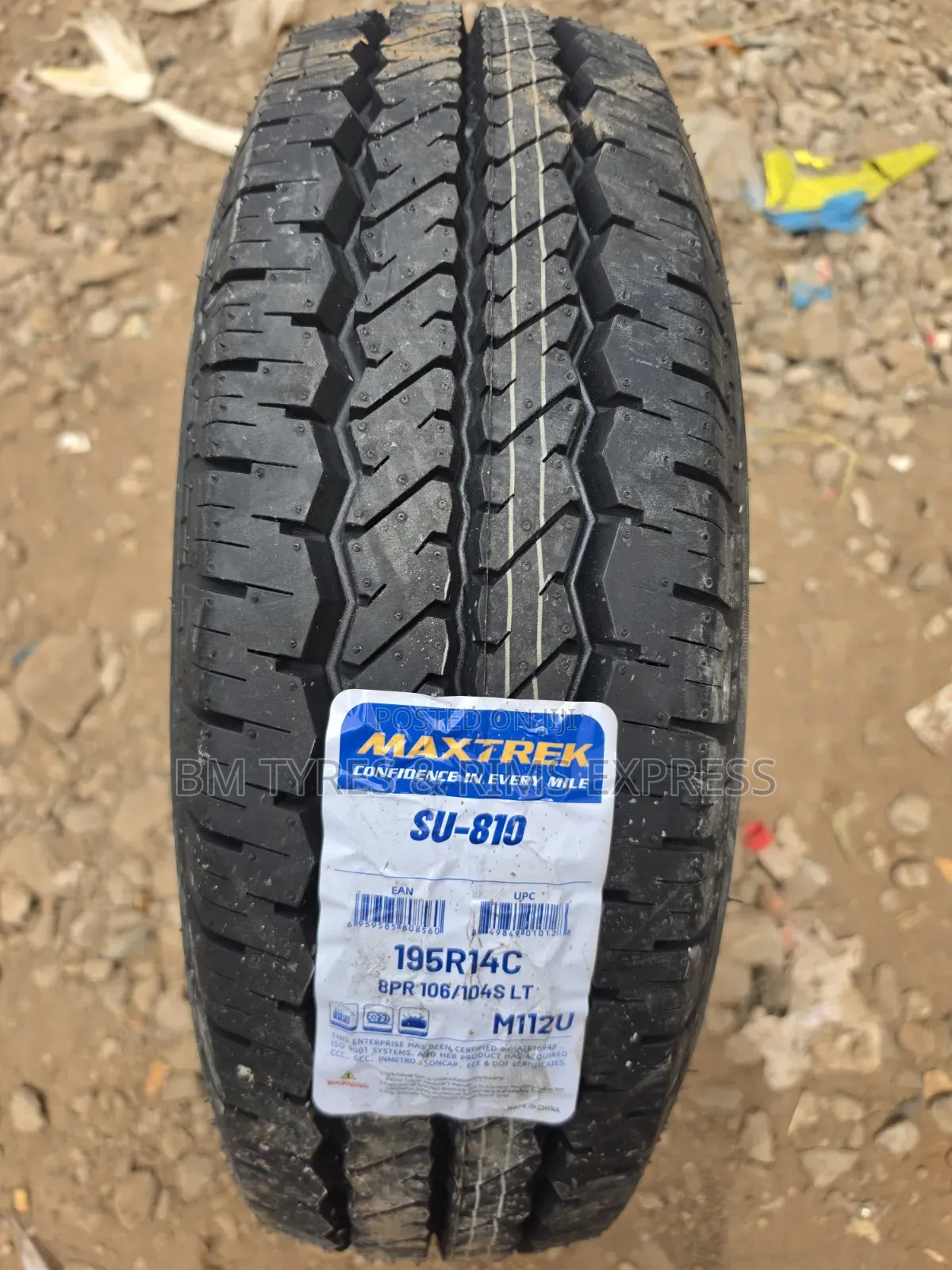 195 R14 Maxtrek (Commercial)