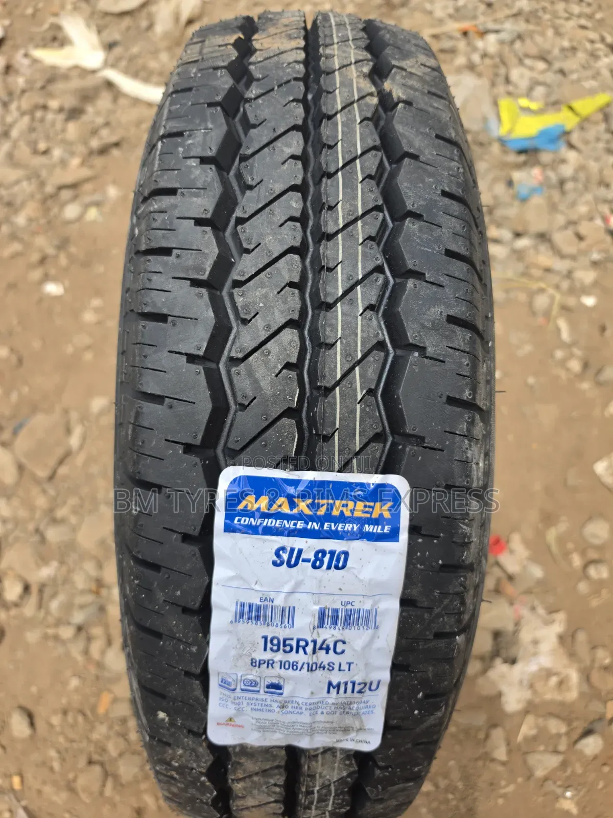 195 R14 Maxtrek (Commercial)
