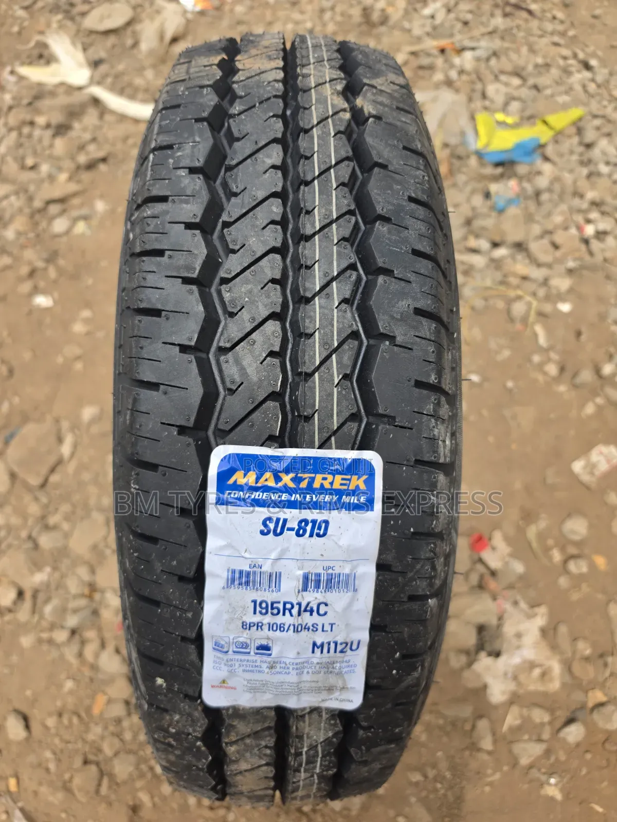 195 R14 Maxtrek (Commercial)