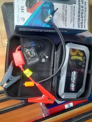 Multi-Function Jump Starter and Air Compressor/Air Pump 120,000mAh