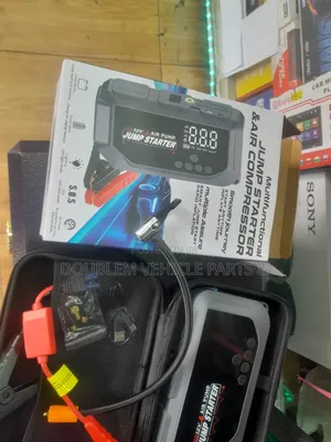Multi-Function Jump Starter and Air Compressor/Air Pump 120,000mAh
