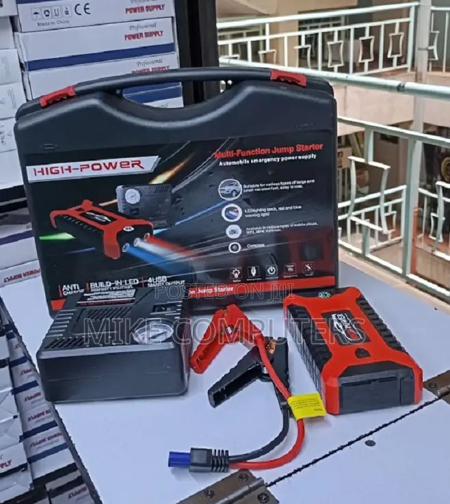 Compact Jump Starter Kit for Cars Light Vehicles Suvs
