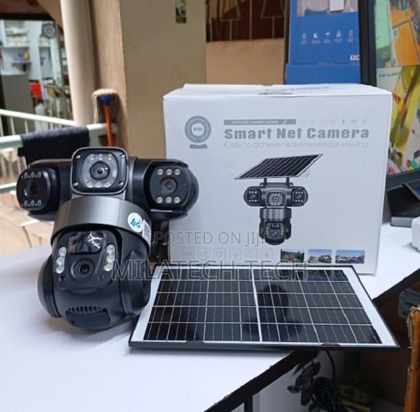 4G Triple Lens Solar Security Camera