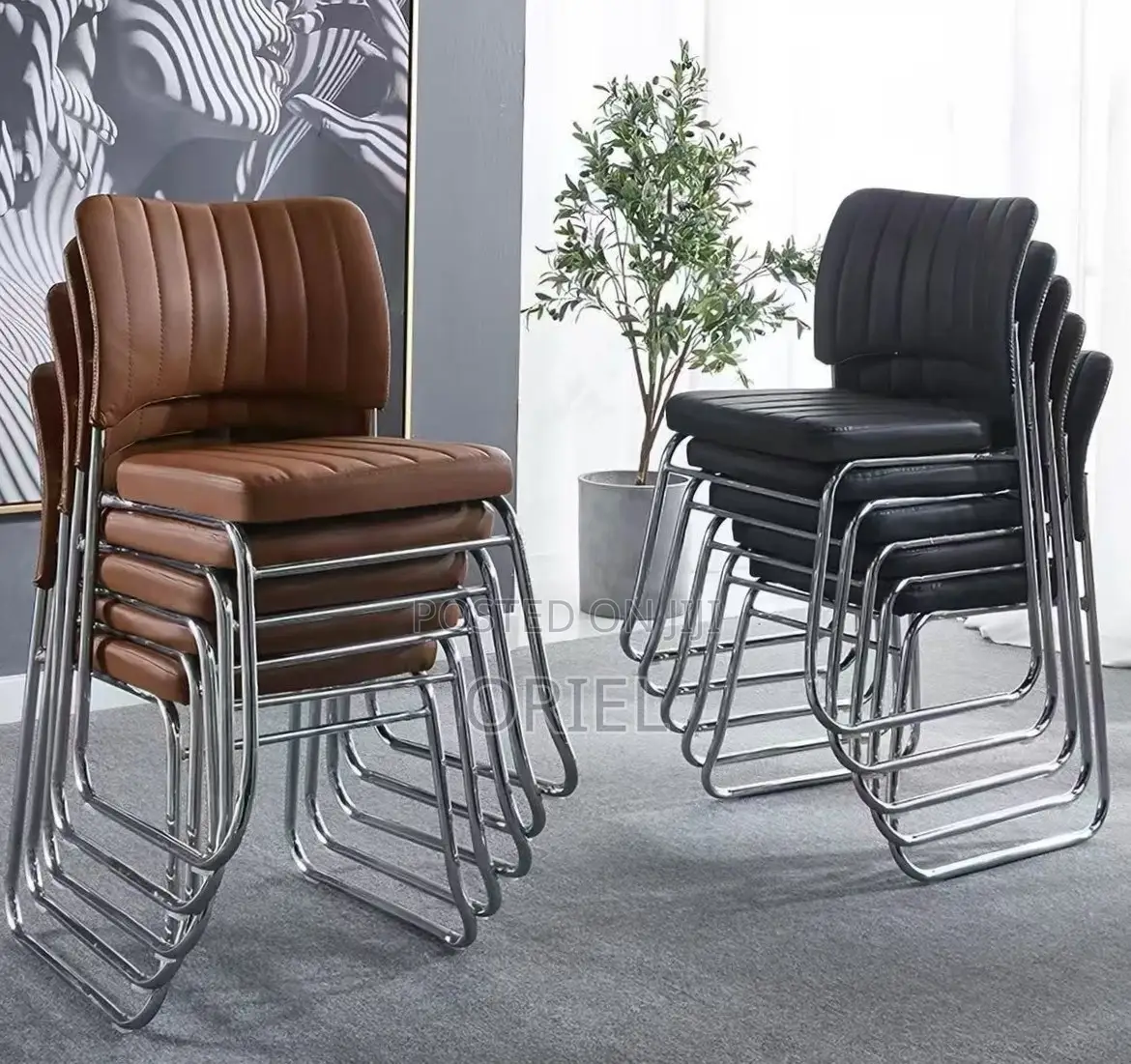 Office Waiting Chair : Stackable Visitor Chair