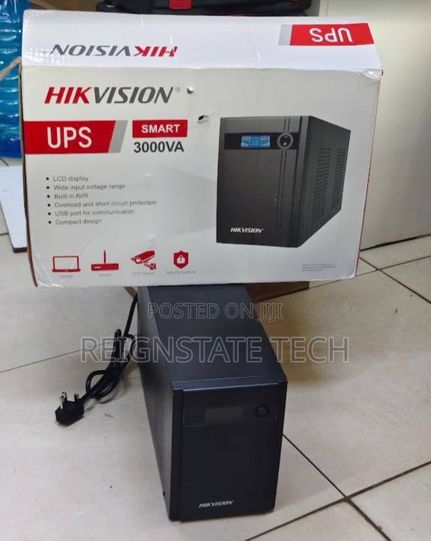 3KVA Hikvsion Smart Back UP UPS With 4Ports