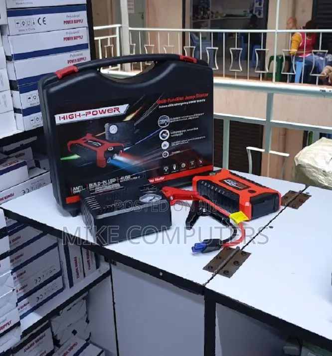 Smart Jump Starter for Light Vehicles With Air Compressor