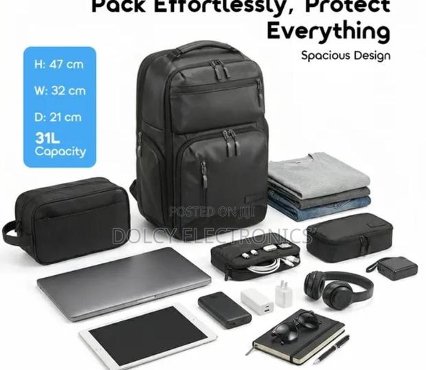 Oraimo Spaceflow Ohdb-004 Spacious Waterproof Backpack - thumbnail 2