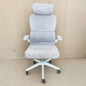 Office Chair; White Ergonomic Office Chair