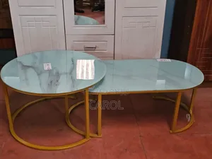 2 in 1 Marble Nesting Coffee Table