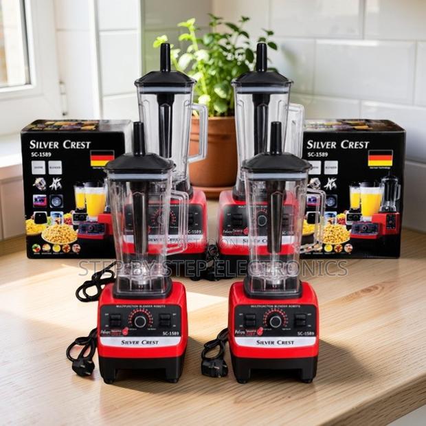 Performance-Focused Silver Crest 2-in-1 Double Cup Blender and Grinder
