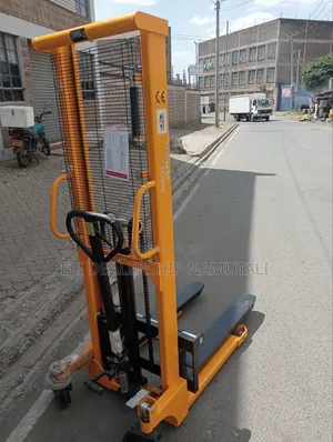 3m Height Manual Hydraulic Pallet Stacker-Heavy Duty Warehouse Lifter