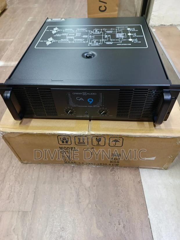 Crest Audio 9 Amplifier - main view