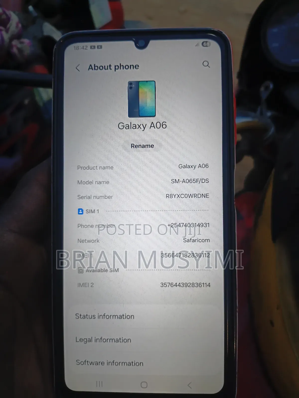 New Samsung Galaxy A06 128 GB Black