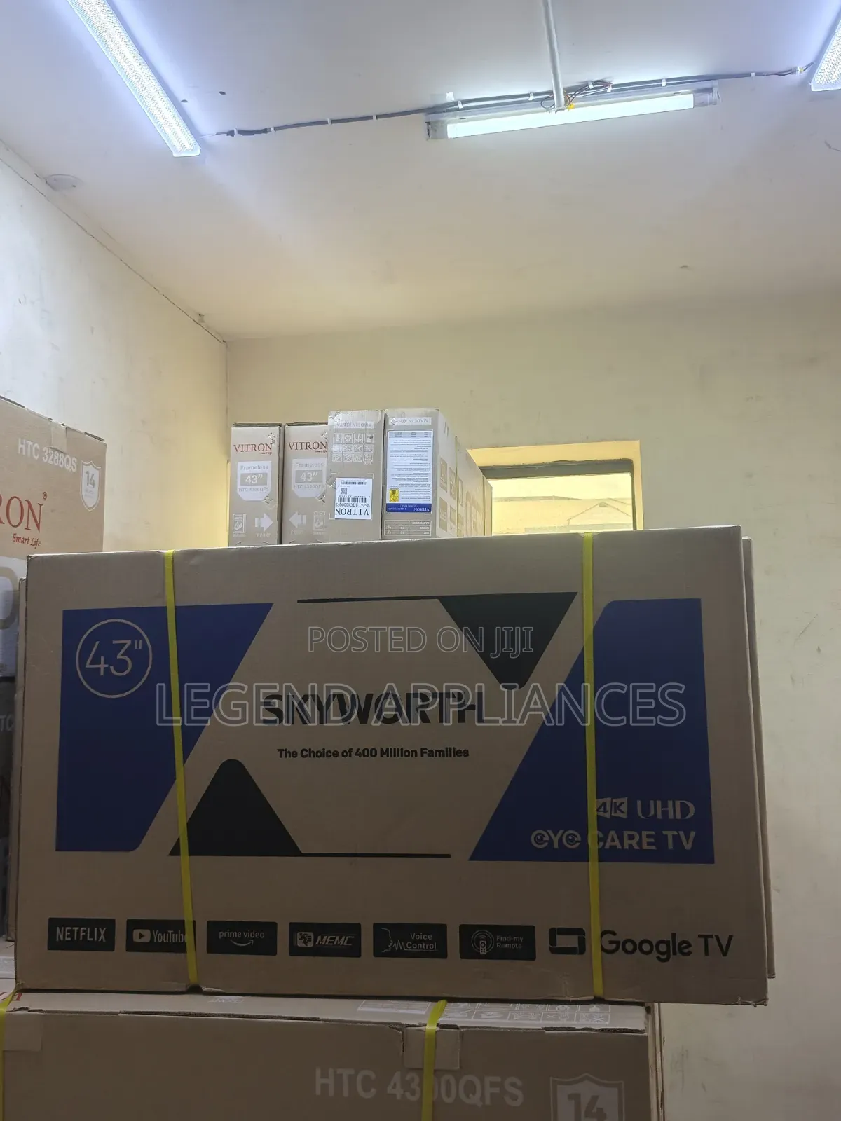 Skyworth 43G6500H, 43" UHD Google TV 2026 - Black (1YR WRTY)