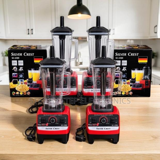 Home-Essential Silver Crest 2-in-1 Double Cup Blender and Grinder - thumbnail 2