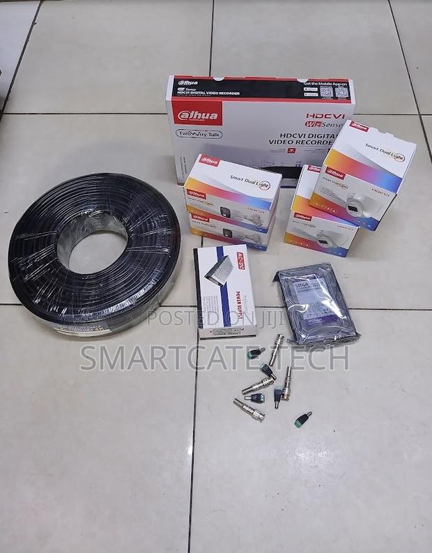 Dahua 4 Channel Full Color CCTV Kit – Night Day Surveillance