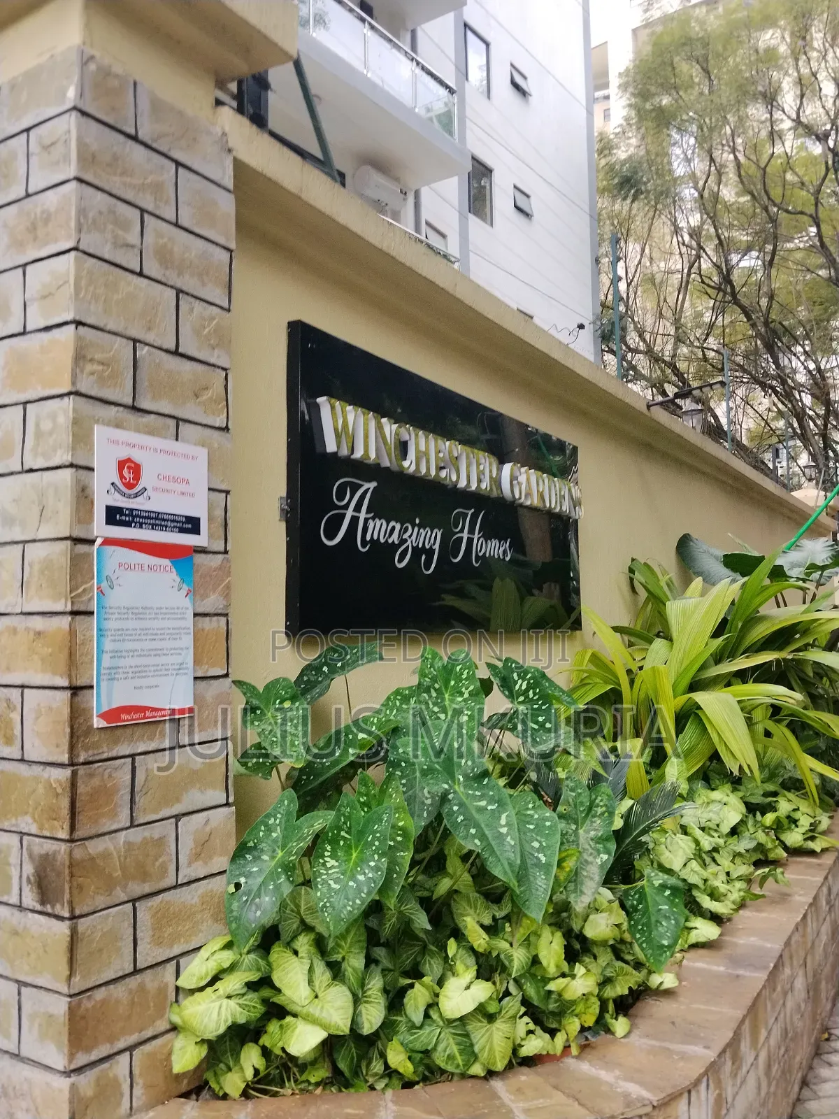 1bdrm Apartment in Winchester Garden, Kileleshwa for rent