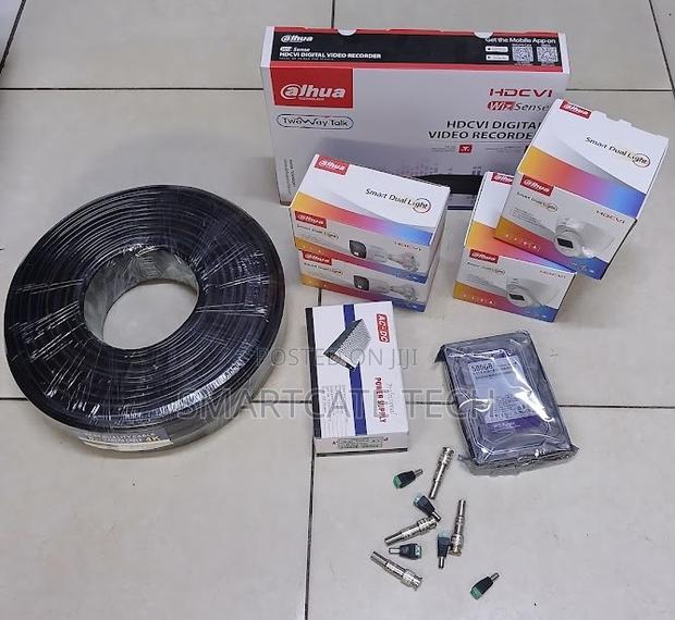 Dahua 4 Camera Full Color CCTV Kit With Remote Mobile Access