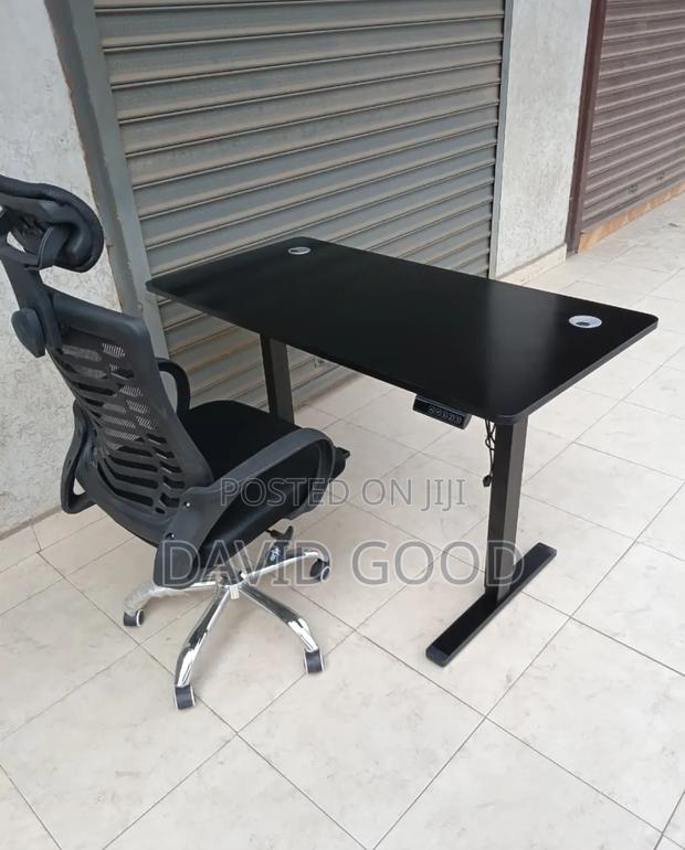 Adjustable Electric Standing Table and a Chair - thumbnail 2
