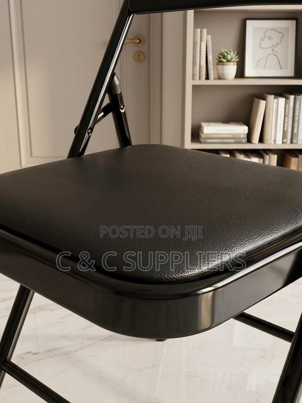 Black Folding Lecture Chair. - thumbnail 9