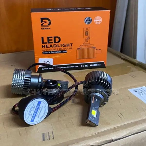 . D2S 55W LED Car Headlight Bulb Replacement – Bright Automotive Light