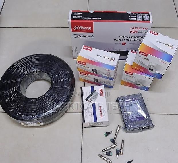 Dahua 4 Channel CCTV Kit – Clear Full Color Video Day Night - main view