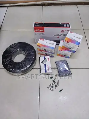 Dahua Full Color 4CH CCTV Security System With Phone Viewing