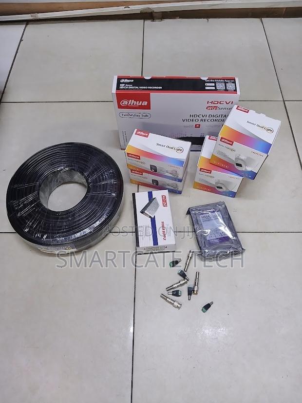 Dahua Full Color 4CH CCTV Security System With Phone Viewing - main view