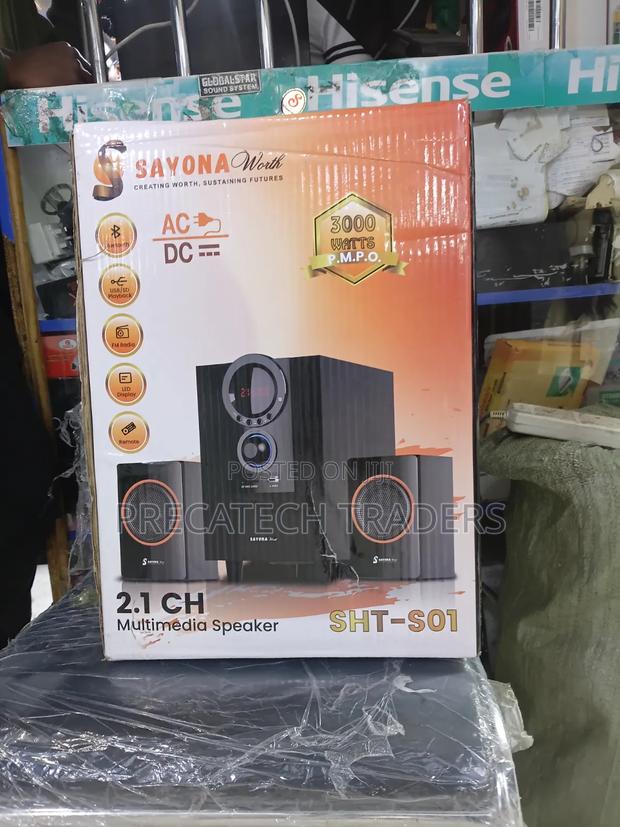 Sayona SHT-S01 3000W Multimedia Speaker – USB/FM - main view