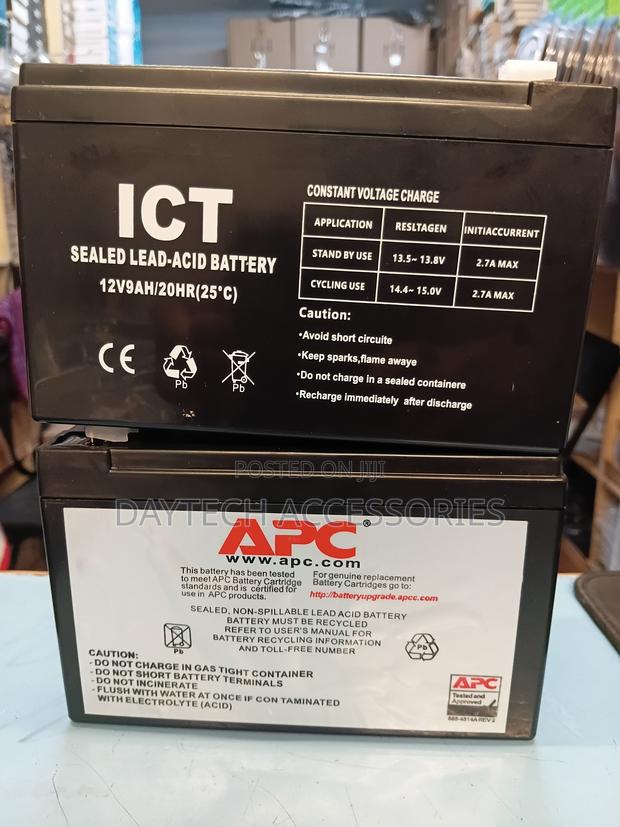 APC UPS Replacement Battery 12v-9ah - Black
