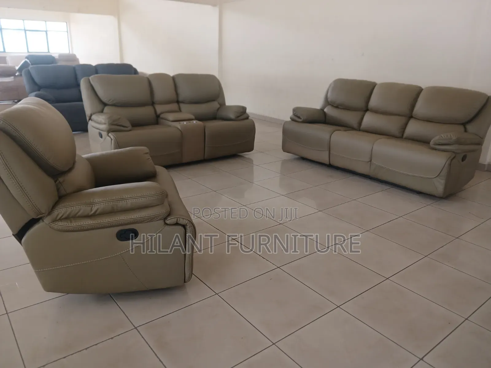 King Size 6-Seater Luxury Recliner Sofa Set – 3+2+1
