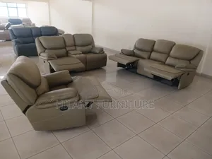 King Size 6-Seater Luxury Recliner Sofa Set – 3+2+1