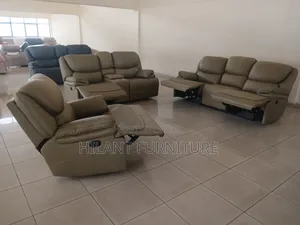 King Size 6-Seater Luxury Recliner Sofa Set – 3+2+1