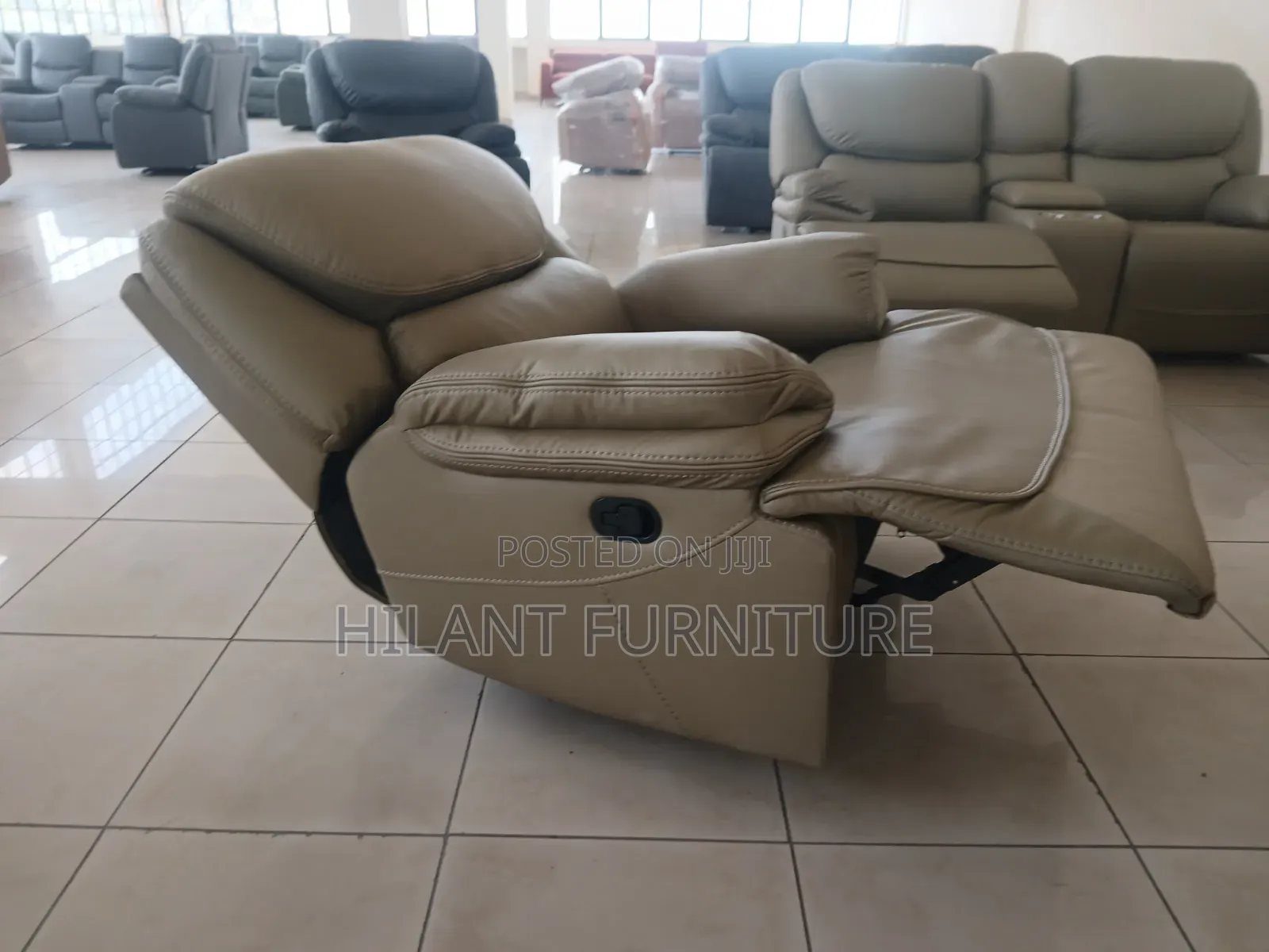 King Size 6-Seater Luxury Recliner Sofa Set – 3+2+1