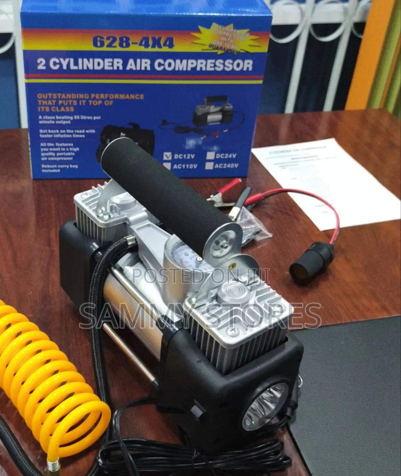 628-4x4 Fast Inflation Portable Air Pump