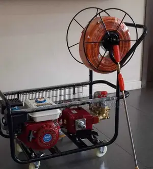 Aico Japan Trolley Sprayer Petrol 8hp Engine *With HOSE REEL