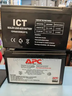 APC UPS ICT Sealed Lead-Acid Battery at 12V 9Ah/20hr.
